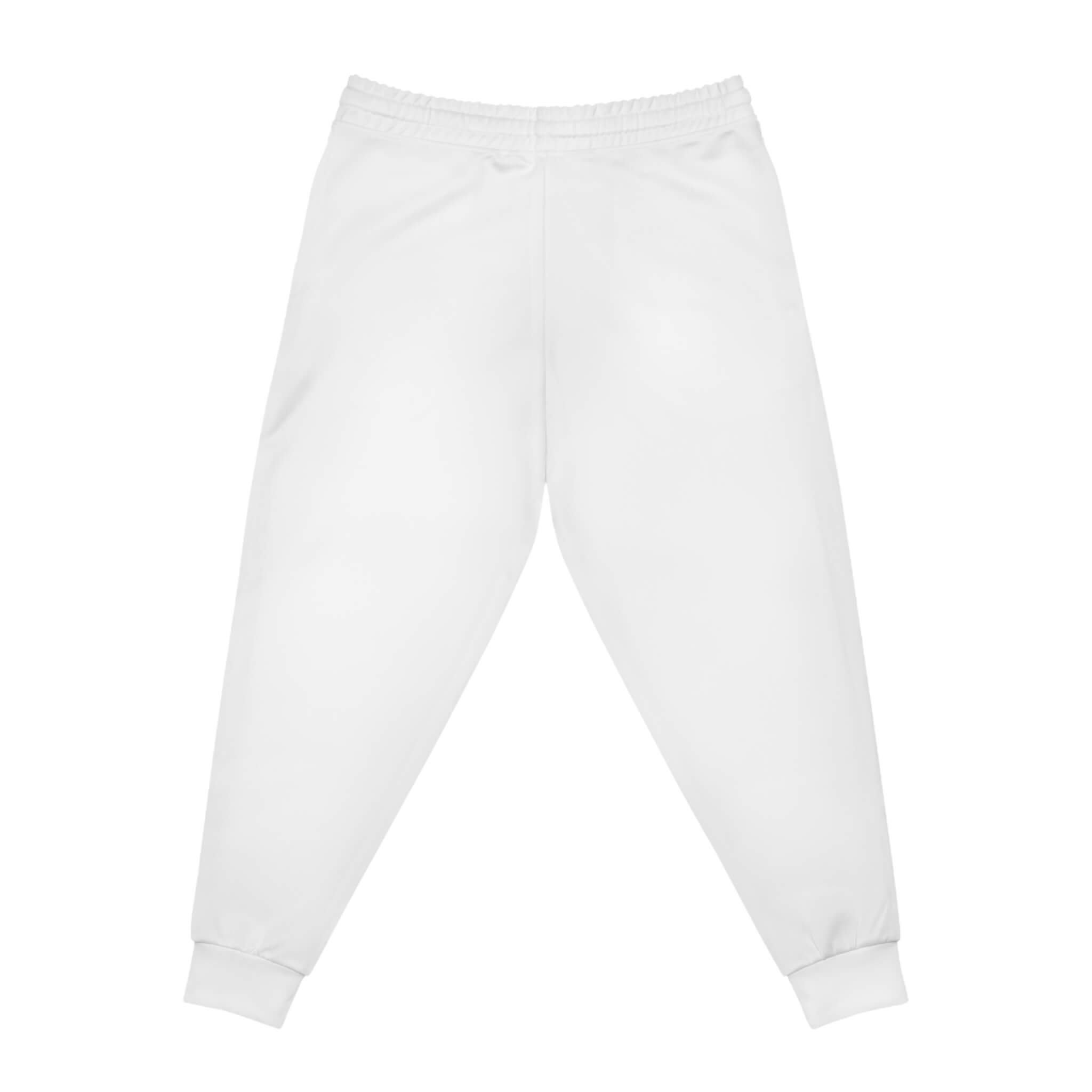 Bigg Back Da Brand White Graphic Jogger Sweatpants Unisex Casual Pants