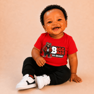 Bigg Back Da Brand Baby White Graphic Infant T-shirt