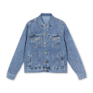 Bigg Back Da Brand Mens Blue Denim Jacket