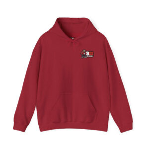 Bigg Back Da Brand White Graphic Hoodie with Front and Back Print