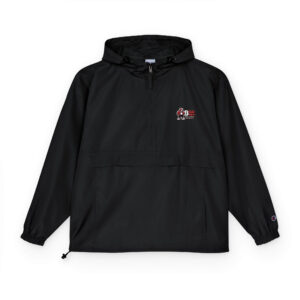 Bigg Back Da Brand Men’s Black Packable Anorak Jacket