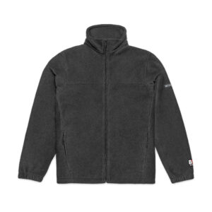 Bigg Back Da Brand Unisex Columbia Fleece Jacket Black Full Zip Outerwear