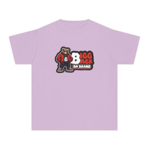 Bigg Back Da Brand Pink Graphic Kids T-Shirt Unisex Casual Tee
