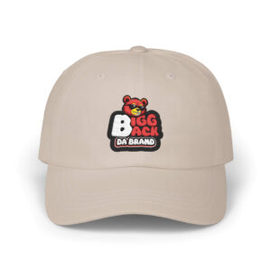Bigg Back Da Brand Adjustable Dad Hat Unisex Embroidered Cap Available in 6 Colors