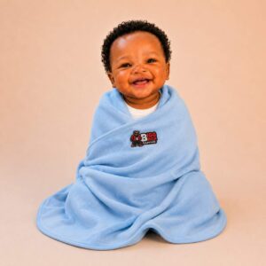 Bigg Back Da Brand Premium Jersey Infant Blanket