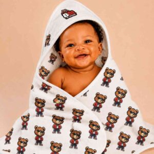 Bigg Back Bear Hooded Baby Towel