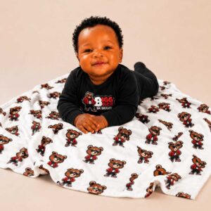 Bigg Back Bear Streetwear Velveteen Plush Blanket