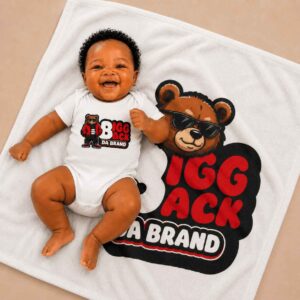 Bigg Back Da Brand Toddler Blanket