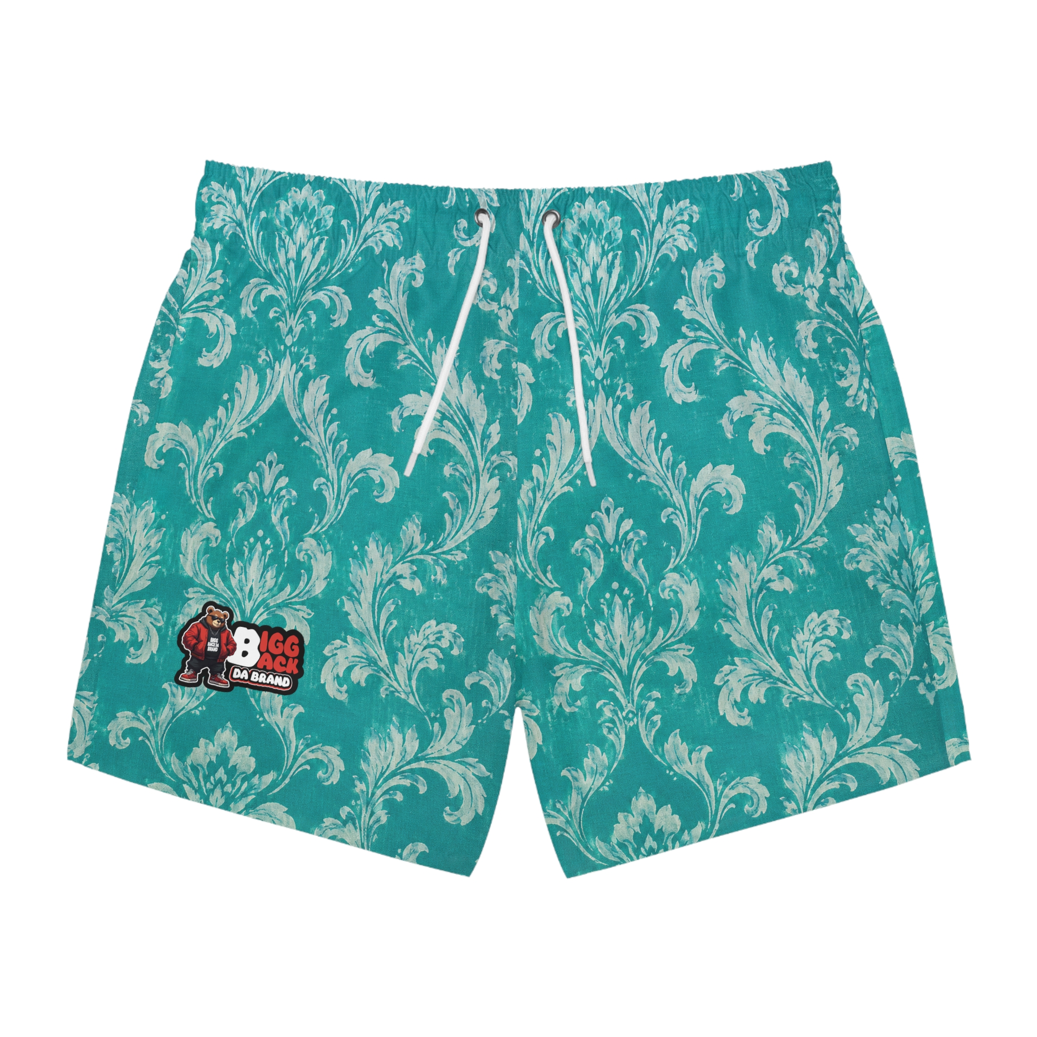 Bigg Back Da Brand Royal Tide Men’s Swim Trunks