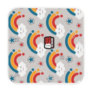 Bigg Back Da Brand Rainbow Baby Hooded Towel