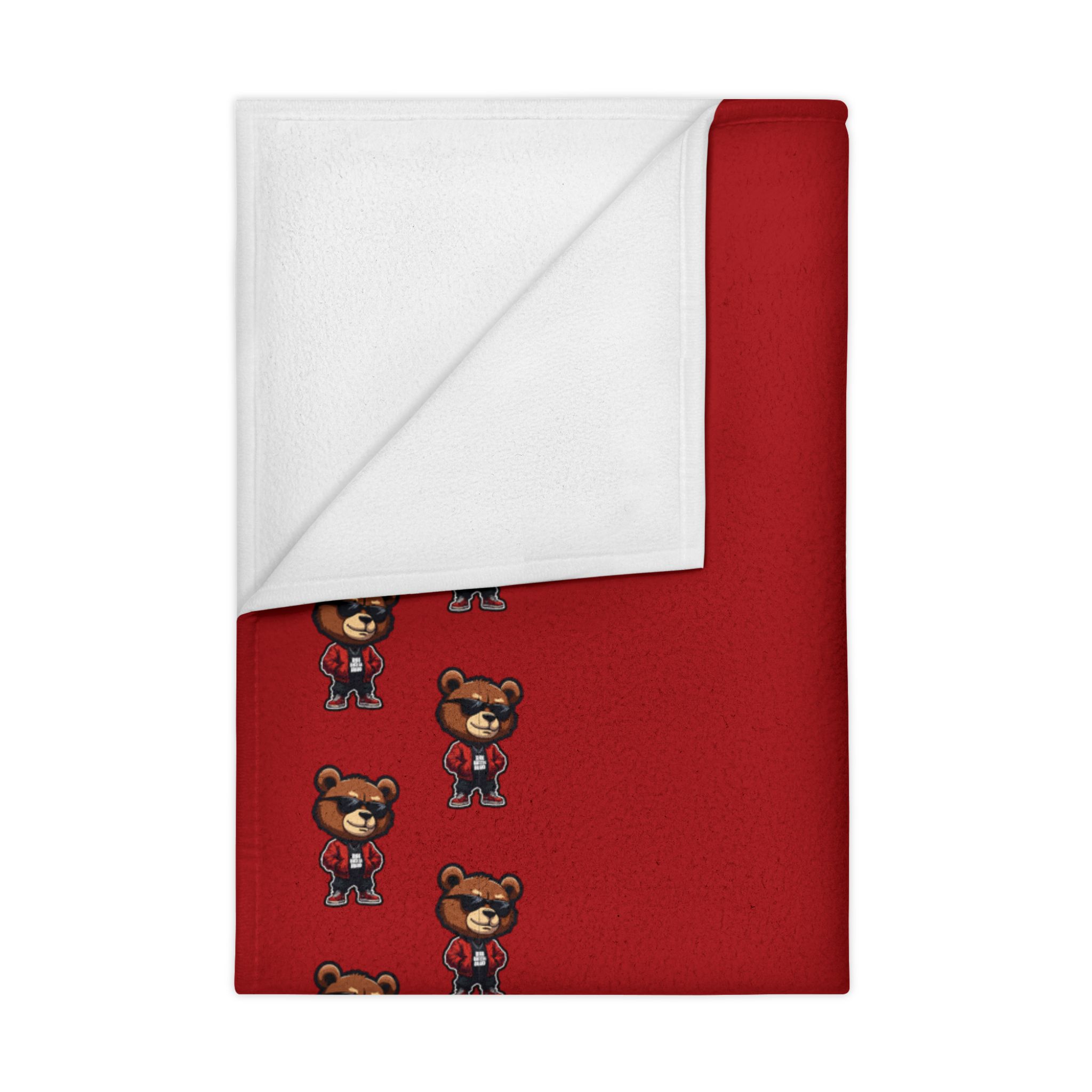 Bigg Back Red Baby Blanket
