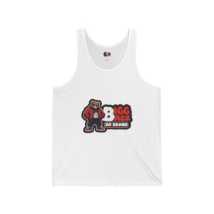 Bigg Back Da Brand MENS Black Graphic Tank Top Sleeveless Casual Shirt